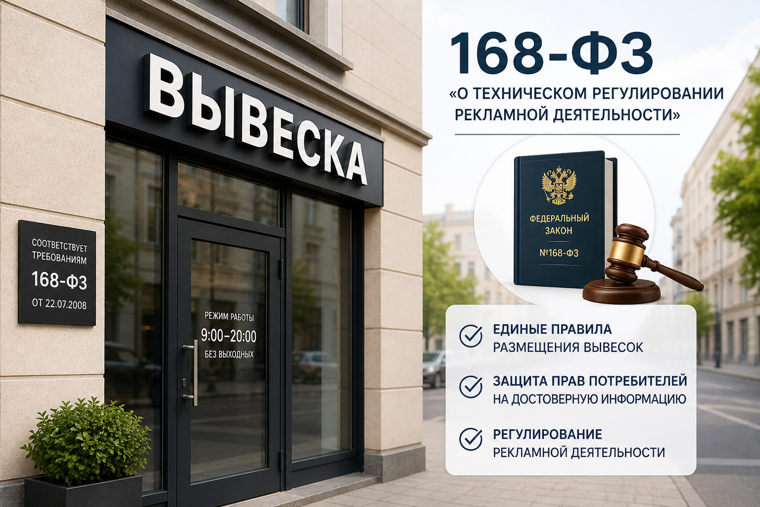 Иллюстрация проверки вывесок и табличек на иностранные слова